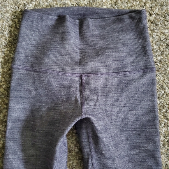 Lululemon Align Pant II 7/8 25" - Mini Heathered Herringbone Black - Size 0 - Picture 3 of 16